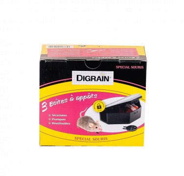 DIGRAIN Boîte Appâts Souris - R7048