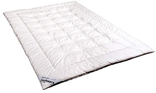 Walburga Bettdecke, Steppbett Nature line Edelhaar 4 WP Cashmere Duo 135 x 200 cm warm