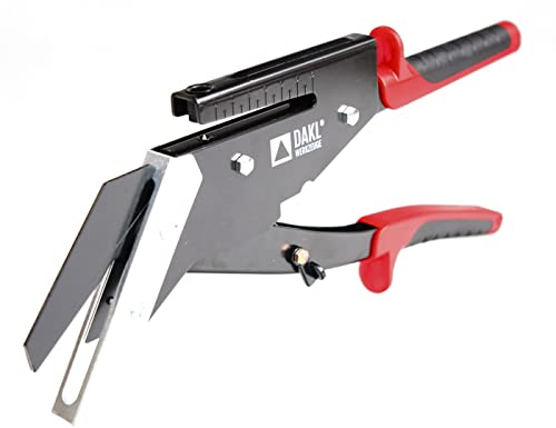 DAKL Profi Schieferschere 55 mm mit Locher, Eternit, Faserzement, Dachdecker, Lochstanze