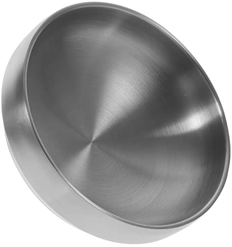 PAREKS Stainless Steel Bowls Ramen Bowls Stainless Steel Korean Bowl Vegetable Salad Bowls Noodle Soup Bowls Udon for Hot Soup Cereal Rice Stainless Steel Bowl