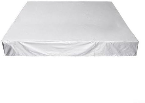 URPIZY Copertura universale per spa termale, copertura quadrata impermeabile, grande copertura quadrata per spa all'aperto, tessuto Oxford 210D, copertura per piscina (200 x 200 x 85 cm)