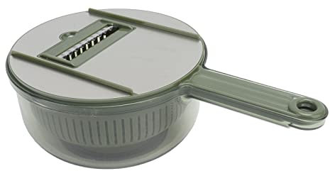 Versatile Vegetable Cutter Kitchen Potato Slicing Machine Carrot Cucumber Grater Shredders Convenient for Home Use (Green)