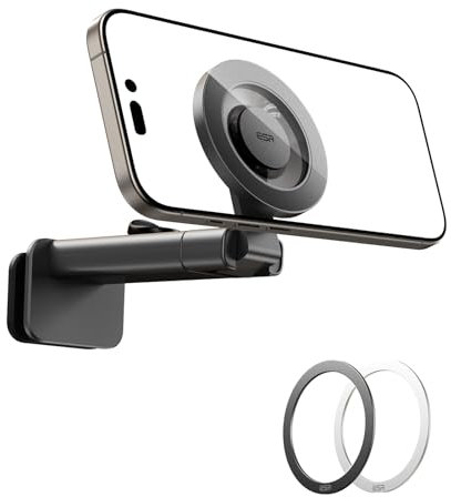 ESR für Magsafe Handyhalterung Flugzeug, Magnet Flugzeug Reise Gadgets, Universal Handy Ständer mit Magsafe Ring für iPhone Air 17 16 16e 15 14 13 12, Google Pixel 10, Samsung, Android, Reise Zubehör