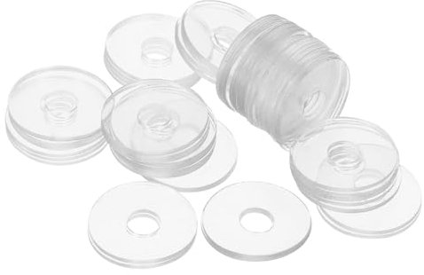 Hohopeti 50pièces Joint Étanchéité Rondelle Plate Vinyle Jeu De Rondelles Pour Vis De Serrage Remplacement De Joint De Rechange