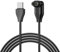YLK Chargeur Compatible avec Garmin Fenix 7 7S 7X, 6 6S 6X Pro, 5 5S 5X Plus,Forerunner 255 935 945 45S 245, 100cm Câble pour Vivoactive 5 3 4 4S,Vivomove 3 3S (Noir-USB C)