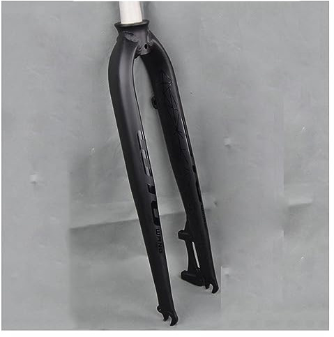 Forcella rigida MTB 26 27,5 29'' pollici forcella anteriore per mountain bike freno a disco forcella per bicicletta in lega di alluminio 1-1/8'' tubo dritto senza filettatura ultraleggero QR 9mm (col