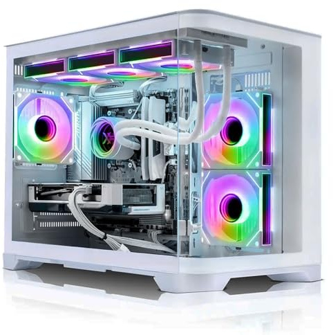 ADMI Gaming PC, AMD Ryzen 7 9700X 5.5Ghz, AMD Radeon RX 9070 XT 16GB, 16GB DDR5, 1TB MVMe, X= ARC RGB Case (White), WiFi, Windows 11