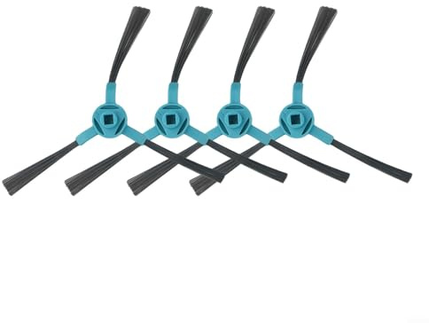 Cepillos laterales de repuesto para Conga 2499 Ultra Home Advanced, paquete de 4 o 10 unidades de accesorios de aspiradora robot, cerdas de nailon, fácil instalación (paquete de 4)