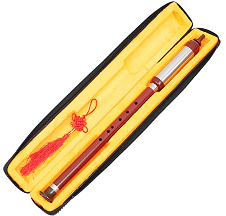 Supvox Traditionelles Bawu Blasinstrument aus Kunstharz G-dur mit Aufbewahrungsbox Leicht und Tragbar für Ensemble und Begleitung Beim Tanz