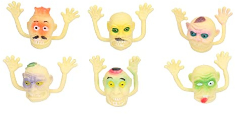 ZLXCAOB Babyfreundliche Mini -Fingerpuppen Scary Monsters Spielzeugset Halloween Party Kindergeschenk