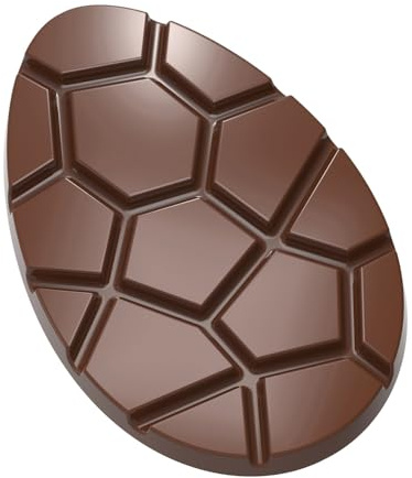 Chocolate World Tablet Easter Egg Polycarbonate Mould 2 Cavities