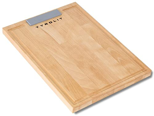 Tyrolit Planche à découper Pierre à aiguiser, Bois Dense, Marron, 42 x 30 x 2,4 cm