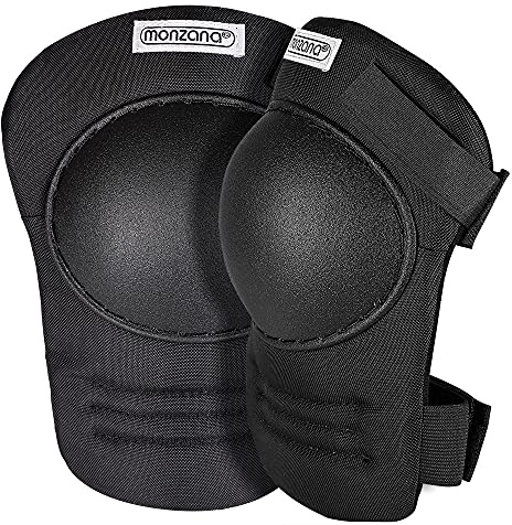 Genouillères de protection rembourrage coque en PVC réglable paire de protège-genoux travaux jardin maison bricolage