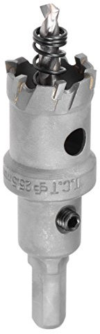 sourcing map Scie Cloche Carbure Trépan Scie à Trou 25.5mm pour 5mm Acier Inox Feuille Métal