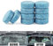 Kindax Lot de 40 pastilles nettoyantes pour vitres de voiture, 1 pastille = 4 L, liquide pour pare-brise de voiture
