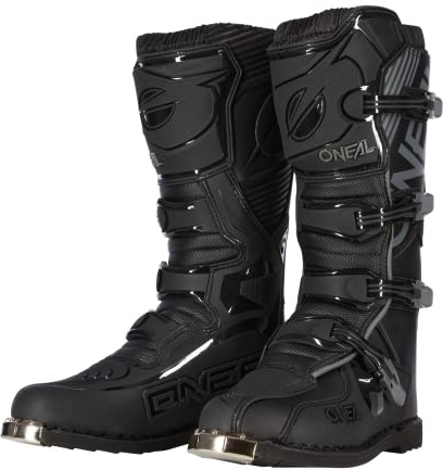 O'NEAL | Stivali Motocross | MX Enduro | Protezione suola in metallo, fibbie facilmente regolabili | TRIBUTE Boot | Adulto | Nero