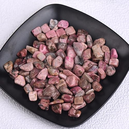 Spécimen de gravier en cristal naturel coloré pour décoration d'intérieur, jardin, aquarium coloré, pierre minérale, quartz rose, 100 g