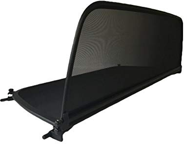 PureWind Windschott kompatibel mit Audi A5 Typ 8F7 Baujahr 2009-2017 (Schwarz) – Windschott Universal mit Schnellverschluss ohne Tasche