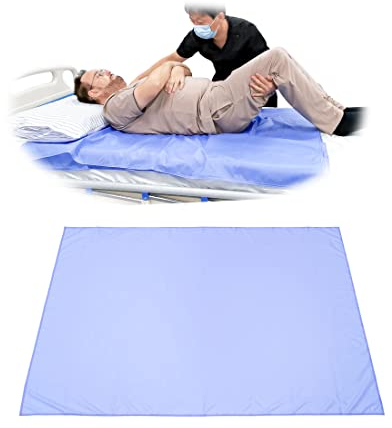 Ehucon Patient Flat Transfer Slide Sheet-55x79 für Patienten/Ältere/Senioren Transfers in Autos/Rollstühle/Bett Transfer und Neupositionierung einfach, wiederverwendbar und waschbar, lila