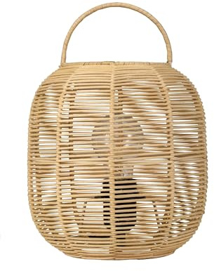 Pauleen Paulmann 48300 Tischleuchte Boho Glow E27 max. 20W Beige, Weiß Metall, Rattan Nachttischleuchte