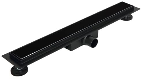 KOLMAN Duschrinne Bodenablauf Komplettset G-DRAIN NEXT 100 cm Schwarz Duschablauf Abflussrinne Dusche