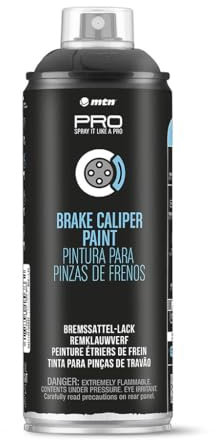 Montana Colors MTN PRO Pintura Pinzas de Freno - Negro Brillo, Spray 400ml