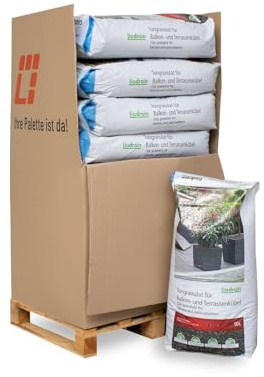 Liadrain Blähton Gebrochen Tongranulat Ton Kugeln Für Garten Pflanzen Balkon Terrasse Kübel Töpfe Drainage Substrat Fein 4-10mm 50l x 13 Sack 650l / 1 Palette