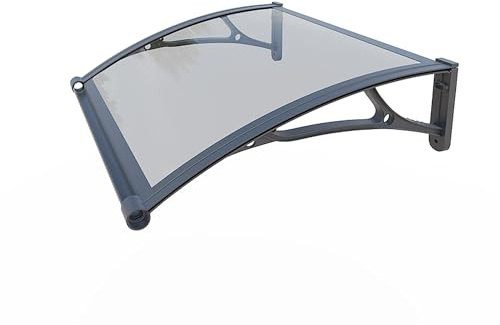 WERKA PRO Marquise Aluminium et Polycarbonate 80 x 150 cm