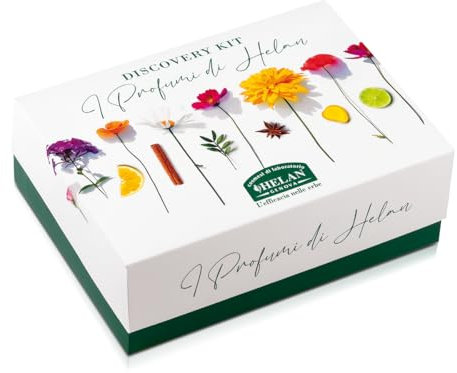 Helan - Discovery Parfüm-Set mit 28 Ampullen à 1,5 ml, Parfüm-Set für Damen und Herren in Düften zum Entdecken, olfaktorisches Set für Geschenkideen für Damen und Herren, hergestellt in Italien