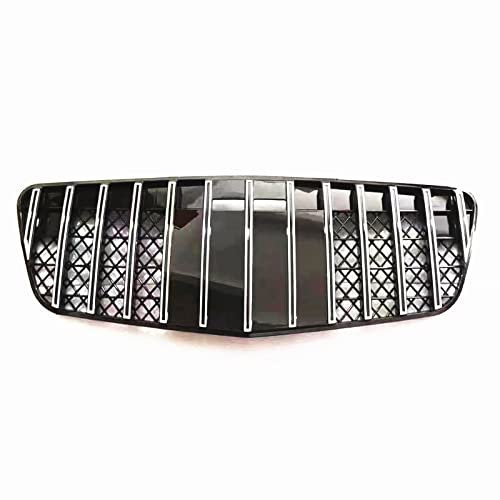 VREFOEAX Front Kühlergrill Für Mercedes Für Benz W211 E-Klasse E320 E500 E350 2003-2005 Frontgrill Racing Grills Chorme Auto Obere Stoßstange Haube Mesh Front Grill