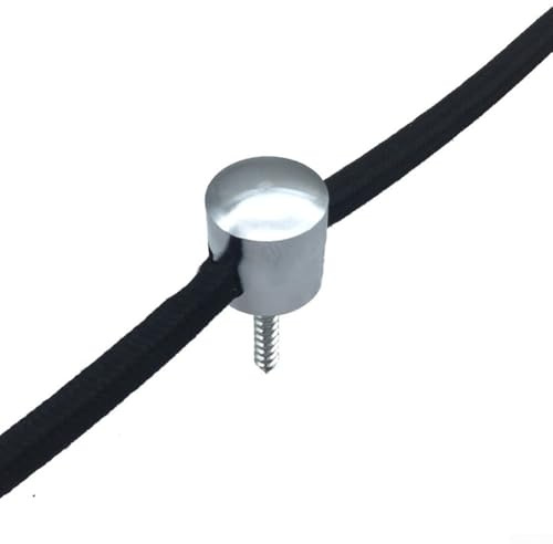3pcs Metal Cable Holders for Organizing Cords and Wires and Stylish Wire Organizers (silver)
