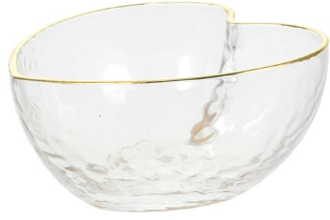 Cabilock Ciotola in Vetro Trasparente Ciotola da Insalata da Dessert per Servire Frutta Snack e Patatine