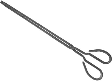 LIFKICH Feuerzange Schwerlast Kaminzange Für Sicheres Handling Von Feuer Und Kohlen Rutschfester Griff Vielseitig Einsetzbar Für Grill Und Garten Praktische Feuerschaufel Für Zuhause