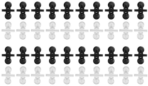 Sirxlevcy 40 StüCk Divider Aquarium Saugnapf Halter für Fischtanks Glas Abdeckung Separate Divider UnterstüTzung Clip Halterung