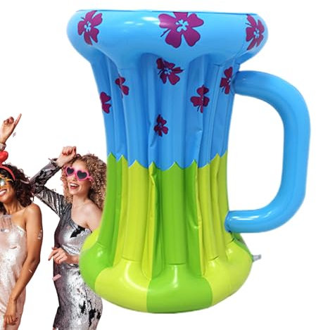 Glacière Gonflable à Bière - Chope à Bière Isotherme Gonflable pour Oktoberfest et Fête de la Bière | Récipients Grand Format PVC pour Fêtes Portables Barbecue Plage & Événements