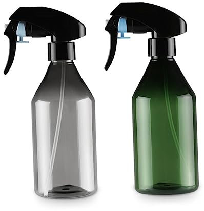 PACKOVE 2piezas Botella De Spray De Rociador De Agua Para Peluquería Diseño De Gatillo Fácil Rellenable Para Jardinería y Suculentas