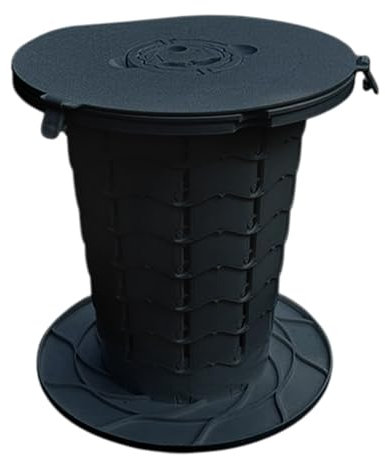 Faltbare Toilette, Jagdtopf, Camping, Eimer für Sanitär, leicht, wasserdicht, Kapazität 400 kg, für Nachttisch, Krankenhaus, und LKW