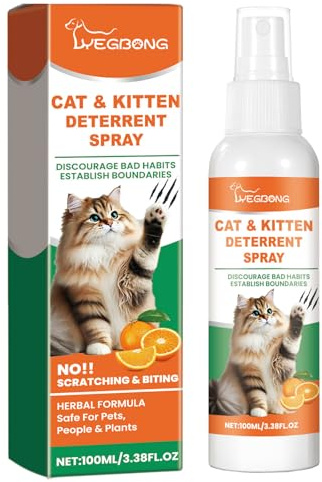 CARxlythic Anti-Scratch Cat Deterrent Spray, Cat Repellent Spray, Indoor & Outdoor Training Safe, Natural, Effective, Protect Furniture, Sofas, Rugs, Restricted Areas-for Behavior
