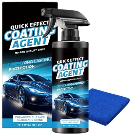 xowwyue mica Per Auto - Protettivo Idrofobico - Spray Pulitore Per Vernice Vetture Lucida | Per Autoveicoli Vetri Metallo Moto Berline Pick-Up Scooter Garage Viaggio