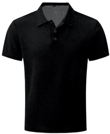 Breeze Polo Shirts for Men Summer Mesh Ice Silk Short Sleeve