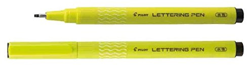 Pack of 3 - Pilot Lettering Calligraphy Pen Medium 2 mm Black