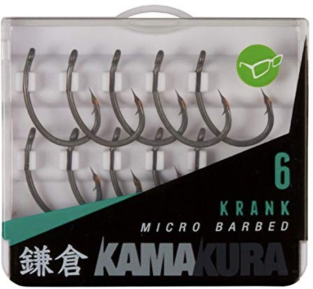 Korda Kamakura Krank Angelhaken, scharfe Spitze, Hakeffizienz, 10 Stk