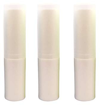 Haifly 20 Stück Leer Lippenbalsam Hülsen Behälter Lippenstifthülsen Rohre Lippenpflegestift Hülse Lippenpflege Hülle Beige