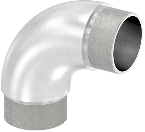 Rohrbogen 90° rund V2A für Rundrohr Ø 42,4x2,0 mm