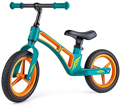 Hape Mein erstes Laufrad, türkis/orange, höhenverstellbar und mitwachsend, ab 3 Jahre