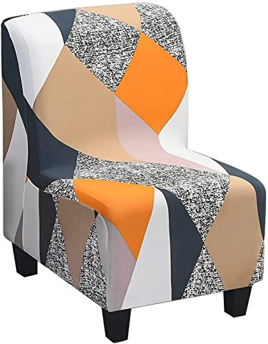 Housses de Chaise sans accoudoirs Extensible Housses de Fauteuil sans Accoudoir Élastique Housse Protecion de Chaise Fauteuil Couvre Sofa Lavable (Color : G, Size : 1pc)