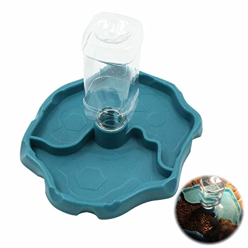 Schildkröten Wassernapf Reptile Water Dispenser - Futternapf Automatische Nachfüllung Wasserspender Schildkröte Eidechse Schildkröte Wassertasse mit Flasche（1 Stück）
