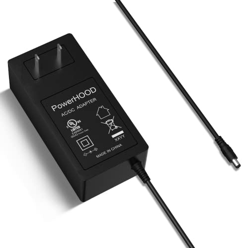 PowerHOOD 12V AC/DC Adapter Compatible with Innovations Guncon PlayStation AIMTRAK Jolt Kickback Light Gun Compatible Sony PlayStation AU48-120-120T Power Supply Cord Wall Home Charger Worldwide Use