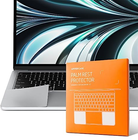GhostShield Premium Palm Rest Protector Skin Cover Set, Kratzschutz und Verschleiß, Kompatibel mit MacBook Air 15 2026 2025 2024 2023 mit M5/M4/M3/M2, A3448 A3241 A3114 A2941, Silber