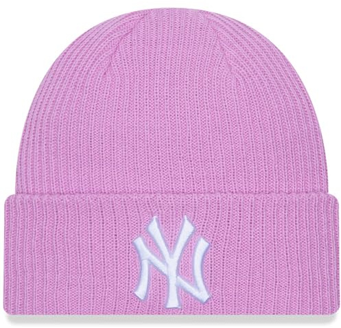 New Era Damen Wintermütze Beanie New York Yankees lila